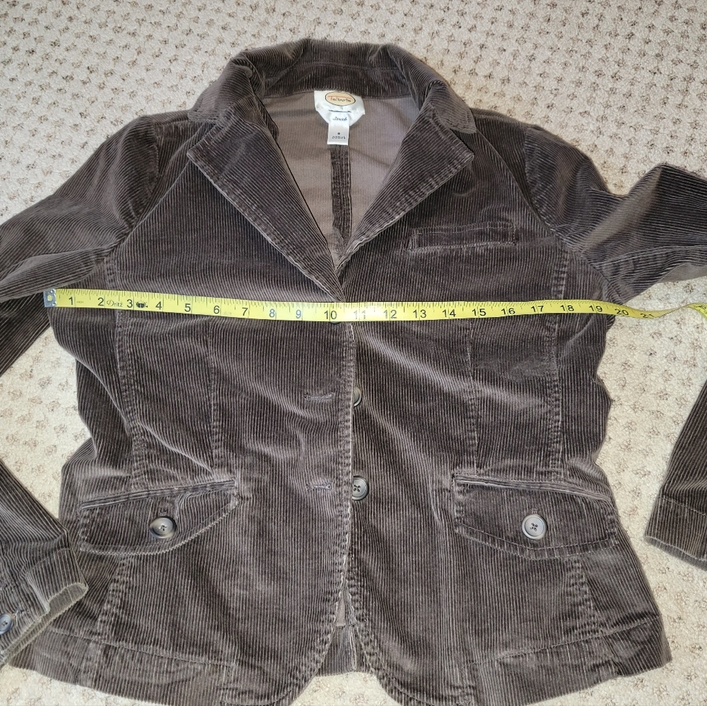 Talbots Brown Corduroy Jacket - Picture 3 of 8